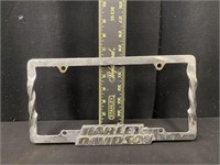 Vintage Harley Davidson Heavy Metal Tag Frame