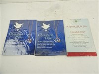 Lot of 3 Christian Religious Jewelry - Dove
