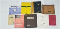 8 old manuals and assorted literature