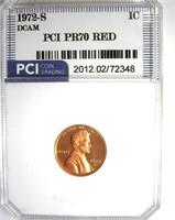 1972-S Cent PR70 DCAM RD LISTS $325 IN 69DC