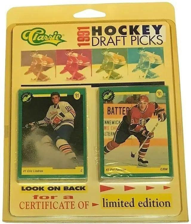 Unopened 1991 Classic Hockey with Lindros RC
