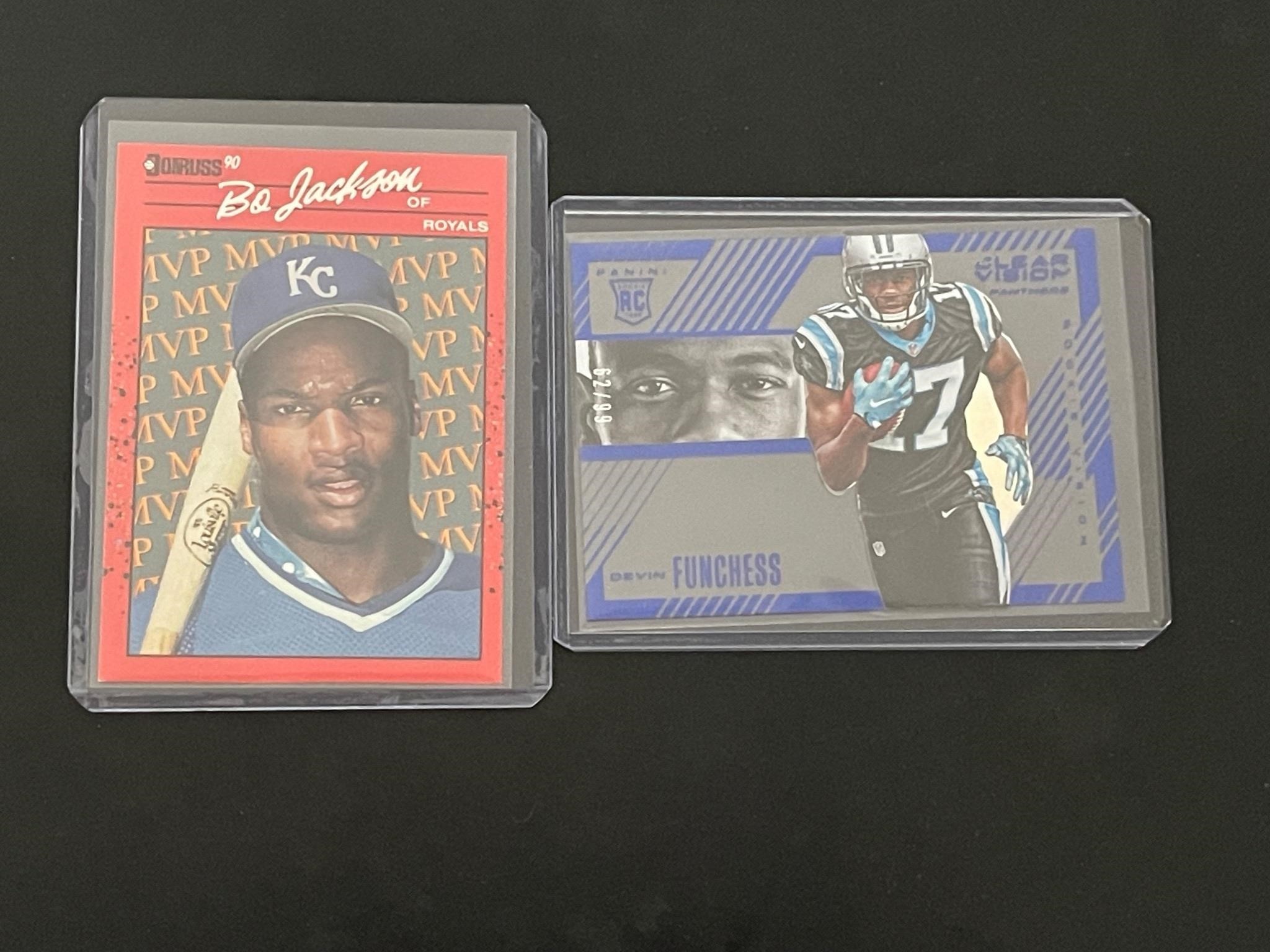 Bo Jackson Funchess Clear Vision Cards