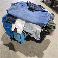 Tote of M/F Clothes, Jeans