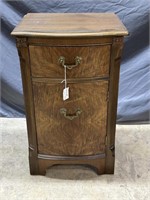 Mahogany bedside stand single drawer with storage