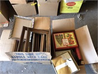 Box of new picture frames