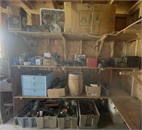 Contents of Shelf; Scrap Metal, Misc Tool Related