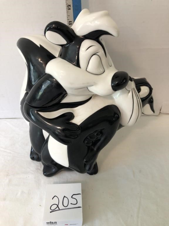 Pepe le Pew cookie jar