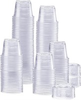 [200 Sets - 1 oz.] Disposable Portion Cups With