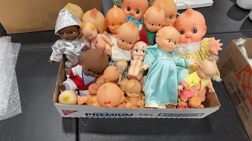 BOX OF KEWPIE DOLLS