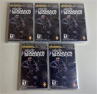 5pc Sealed PSP Syphon Filter Logan’s Shadow