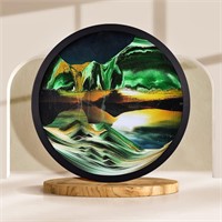 JZWLW Moving Sand Art Decor Picture 3D Deep Sea