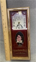 Vintage Ingram USA Clock In Running Condition
