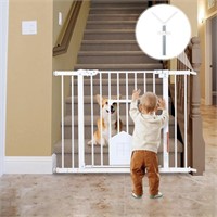 Baby Gate with Cat Door, HAHA KID Auto Close Baby