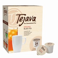 Tejava Unsweetened Black Tea Pods  24 Pack