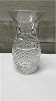Signed Waterford Crystal Glandore Posey Vase 5.5"