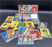 Vintage Baseball Card Collection - 25 Cards
