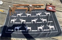 Moose Metal Coat Hooks & Cabin Decor