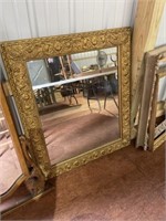 Gold border Mirror 40 X 33