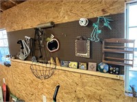 Contents on Pegboard