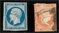 2 PC Assorted France and Cuba Stamp
