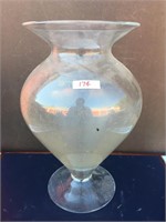Opalescent Beauty Shaped Glass Vase
