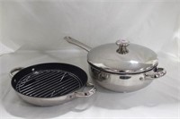 COOKS ESSENTALS 18/10 STAINLESS EVERYDAY PAN &