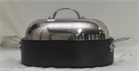 COOKS ESSENTALS TECHNIQUE OVAL PAN WITH STAINLESS