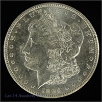 1904-O Silver Morgan Dollar (BU P/L)