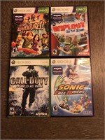 4 XBOX 360 GAMES