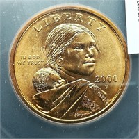 2000 P Sacagawea $1 MS67 ICG