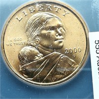 2000 D Sacagawea $1 MS67 ICG