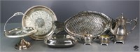 Reed Barton, Rogers & Bro Silver Plate Serving Pcs