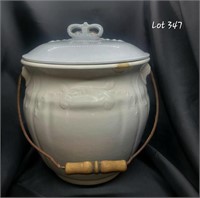 Porcelain Bucket with Lid