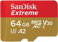 2 of SanDisk Extreme 64GB microSD with Adapter