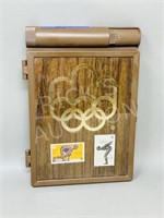 1976 commemorative Olympic stamps & case