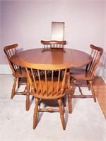 VILAS MAPLE TABLE & 4 - CHAIRS