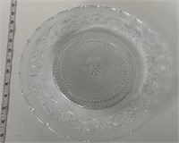 Glass cookie plate