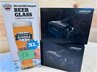 Beer glasses & Virtual Reality glasses