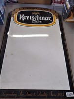 Kretschmar Tin Deli Sign, 27" x 17"