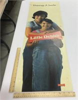 Little Debbie plastic poster-11.75x37.75 in