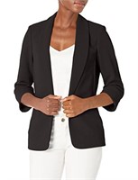 Size X-Small Kasper womens Unlined Shawl Collar