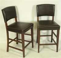 PAIR OF BAR STOOLS