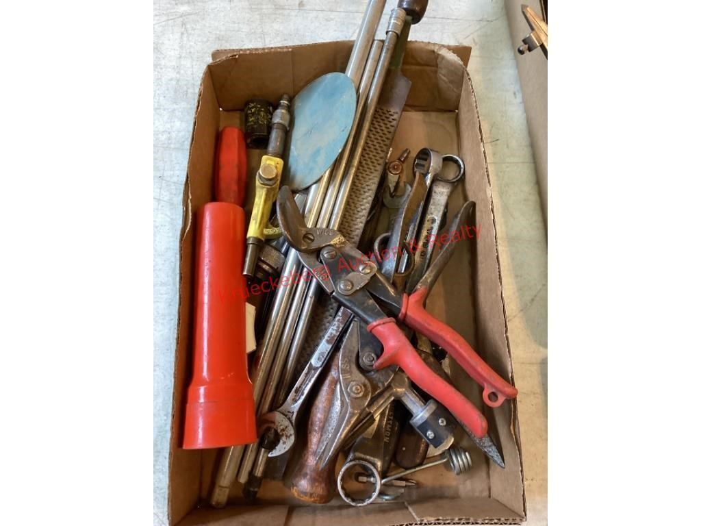 Flat Of Assorted Hand Tools