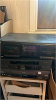 Sony cassette player TC-WE305 powers on, Toshiba