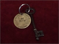 Windsor Castle England Wine Cellar Fob w/ Key