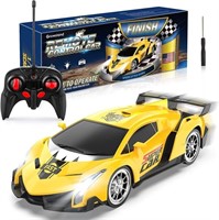 R2013  Allaugh Wireless RC Car Toy, Lights, Yellow