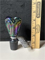 Fenton Carnival Glass Bottle Stopper