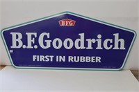 REPRODUCTION B.F. GOODRICH FIRST IN RUBBER SIGN