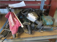 Lot of Assorted Hand Tools Including Sanders, Dril