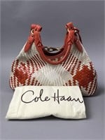 Cole Haan Genevieve Woven Leather Handbag